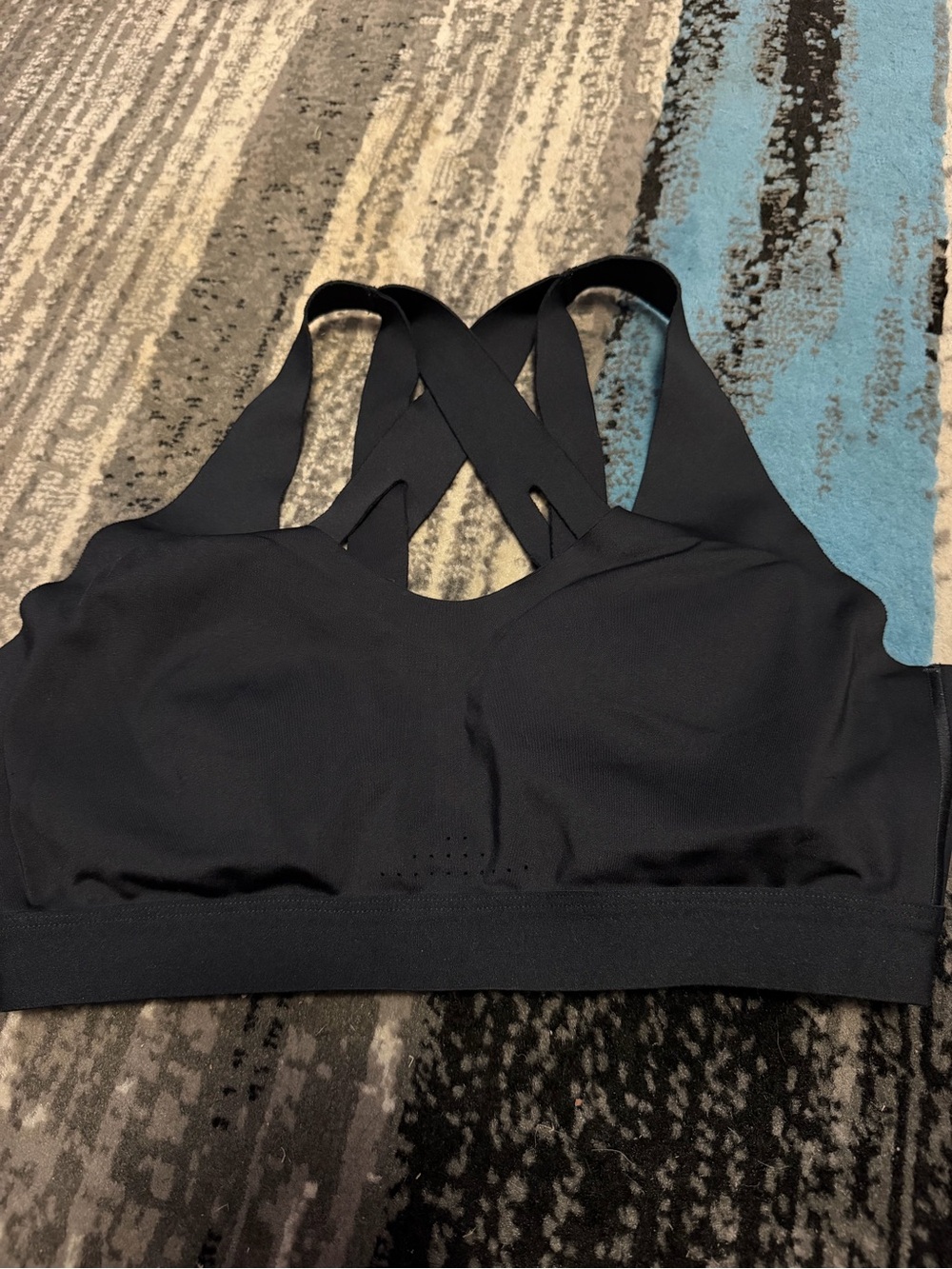 all in motion Black Cross-Back Padded Sports Bra
